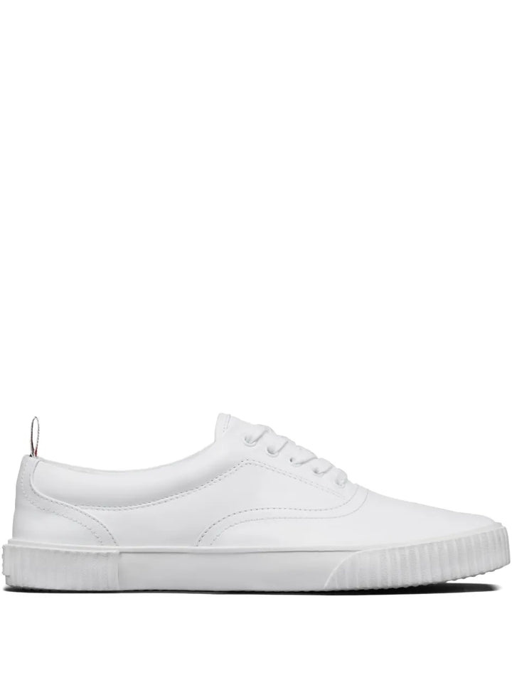 Thom Browne Panelled Grosgrain Loop — White — Size US M 3.5 - US W 5 — Front View