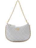 Chanel Pre Owned 2021 2025 Cc Quilted Lambskin Chain Around Hobo Shoulder Bag — Same as shown — Size One Size — Front View