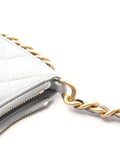Chanel Pre Owned 2021 2025 Cc Quilted Lambskin Chain Around Hobo Shoulder Bag — Same as shown — Size One Size — Side View