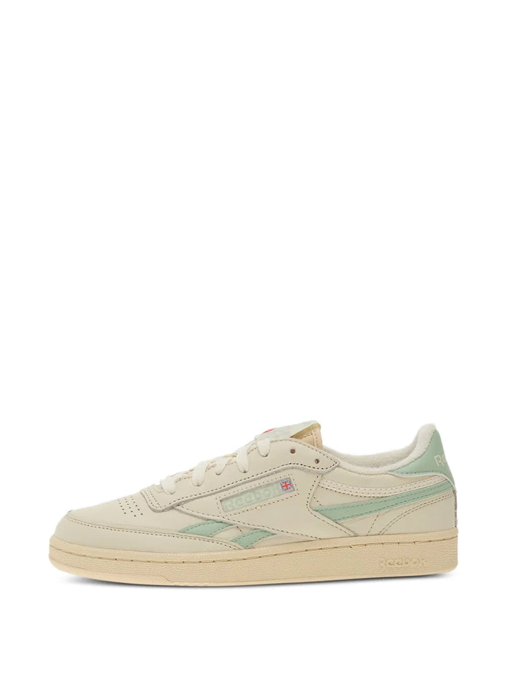 Reebok Club C Revenge Lace-Up — Beige — Size US M 3.5 - US W 5 — Back View