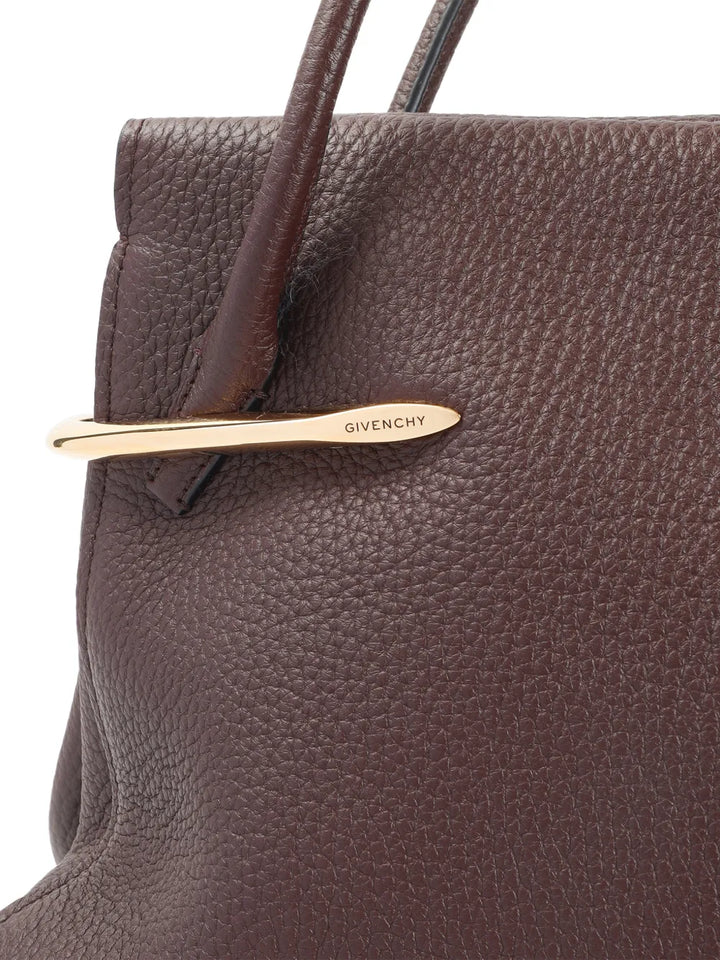 Givenchy Medium Pinch Metal Detail Shoulder Bag — Same as shown — Size One Size — Back View