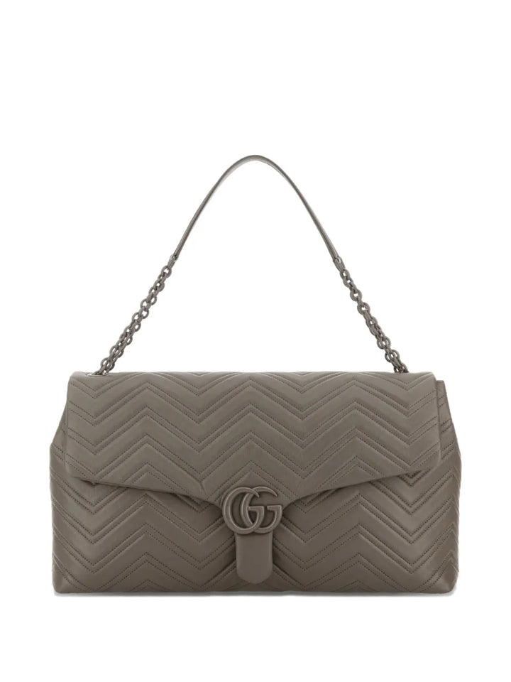 Gucci Maxi Gg Marmont Motif Shoulder Bag — Same as shown — Size One Size — Front View