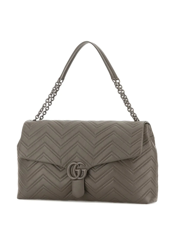 Gucci Maxi Gg Marmont Motif Shoulder Bag — Same as shown — Size One Size — Back View