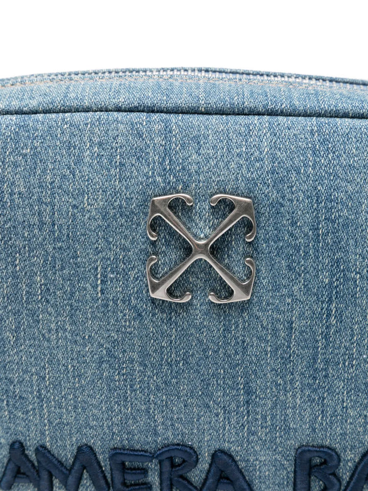 Off White Jitney Camera Logo Plaque Cross Body Bag — Same as shown — Size One Size — Top View