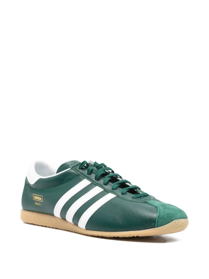 adidas Paris Lace-Up Sneakers — Green — Size US M 4.5 - US W 6 — Side View