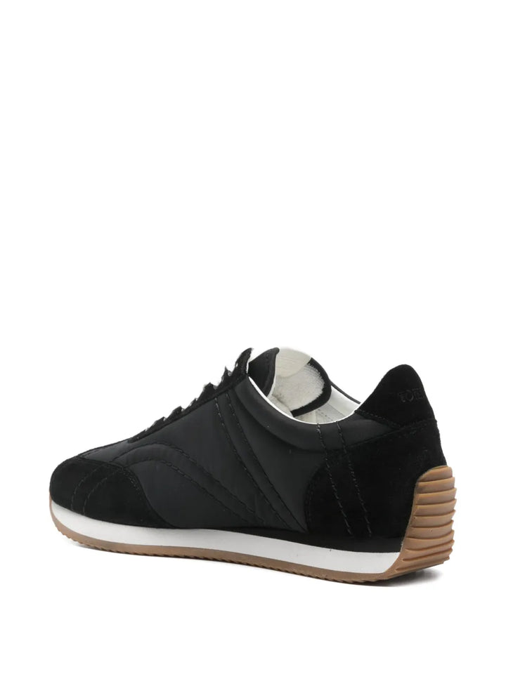 TOTEME Padded Lace-Up — Black — Size US M 3.5 - US W 5 — Back View