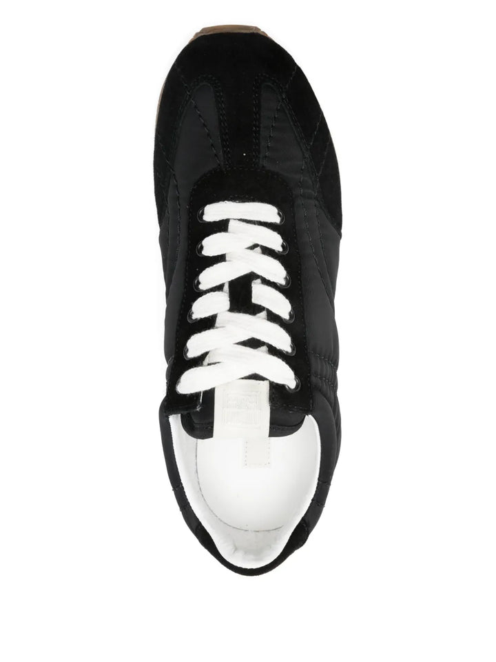 TOTEME Padded Lace-Up — Black — Size US M 3.5 - US W 5 — Top View