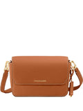 Maison De Sabre Mini Flap Leather Shoulder Bag — Same as shown — Size One Size — Front View