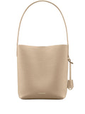 Maison De Sabre Leather Bucket Soft Tote — Same as shown — Size One Size — Front View