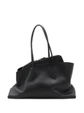 The Attico Medium La Passeggiata Leather Shoulder Bag — Same as shown — Size One Size — Front View