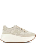 Hogan H696 Suede — Beige — Size US M 3.5 - US W 5 — Front View