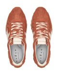 Hogan H671 86Er Lace-Up Fastening — Orange — Size US M 3.5 - US W 5 — Back View