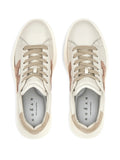 Hogan Rebel Logo-Applique — Beige — Size US M 3.5 - US W 5 — Top View