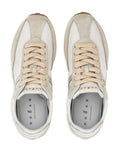 Hogan H699 Metallic-Logo — Beige — Size US M 3.5 - US W 5 — Top View