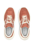 Hogan Hi-Fi Suede — Orange — Size US M 3.5 - US W 5 — Top View
