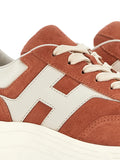 Hogan Hi-Fi Suede — Orange — Size US M 3.5 - US W 5 — Detail View