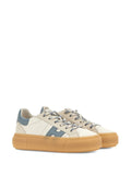 Hogan H705 Platform — White — Size US M 3.5 - US W 5 — Side View