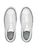 Hogan Lace-Up Platform — White — Size US M 3.5 - US W 5 — Back View