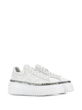Hogan Lace-Up Platform — White — Size US M 3.5 - US W 5 — Side View