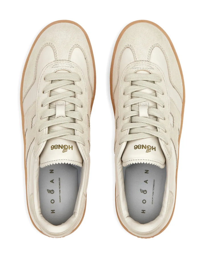 Hogan Cool Panelled — Beige — Size US M 3.5 - US W 5 — Top View