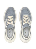 Hogan Hi-Fi Leather — Blue — Size US M 3.5 - US W 5 — Back View