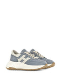 Hogan Hi-Fi Leather — Blue — Size US M 3.5 - US W 5 — Side View
