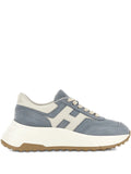 Hogan Hi-Fi Leather — Blue — Size US M 3.5 - US W 5 — Front View