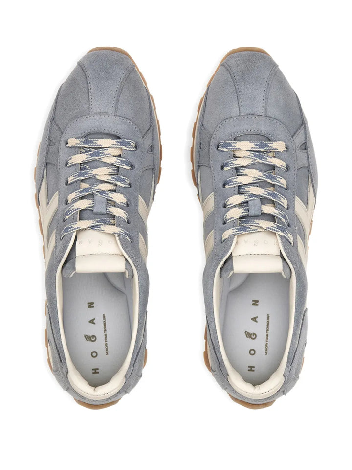 Hogan H671 Suede — Grey — Size US M 3.5 - US W 5 — Top View