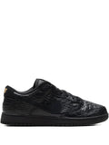 Nike Dunk Low Croc-Effect Low-Tops — Black — Size US M 3.5 - US W 5 — Front View