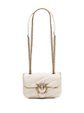 Pinko Love Birds Buckle Quilted Shoulder Bag — Same as shown — Size One Size — Top View