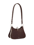 Rabanne Ring Embossed Leather Shoulder Bag — Same as shown — Size One Size — Top View