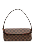 Louis Vuitton Pre Owned 2002 Damier Ebene Recoleta Shoulder Bag — Same as shown — Size One Size — Front View