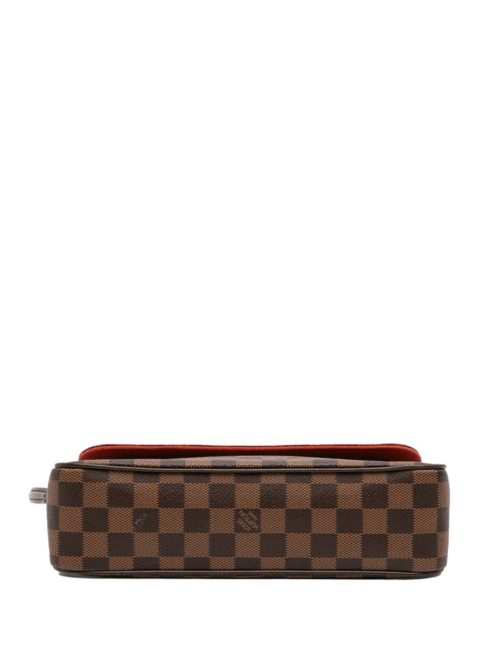 Louis Vuitton Pre Owned 2002 Damier Ebene Recoleta Shoulder Bag — Same as shown — Size One Size — Top View