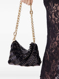 Rabanne Patent Paco Leather Shoulder Bag — Same as shown — Size One Size — Side View