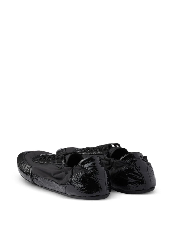 Prada Collapse Re-Nylon — Black — Size US M 3.5 - US W 5 — Top View
