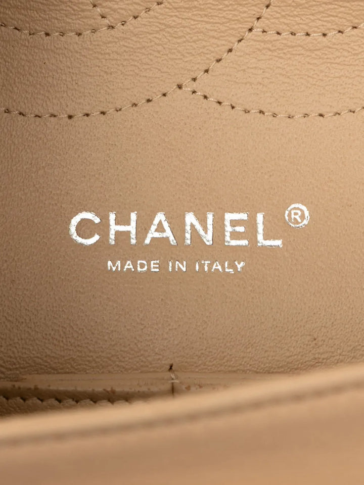 Chanel Pre Owned 2010 2011 Jumbo Classic Lambskin Double Flap Shoulder Bag — Same as shown — Size One Size — Detail View