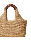 Twinset Woven Effect Logo Plaque Shoulder Bag — Same as shown — Size One Size — Back View
