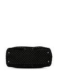 Chanel Pre Owned 2005 2006 Cc Check Embossed Velvet Belted Side Frame Bag Shoulder Bag — Same as shown — Size One Size — Back View