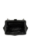 Chanel Pre Owned 2005 2006 Cc Check Embossed Velvet Belted Side Frame Bag Shoulder Bag — Same as shown — Size One Size — Top View