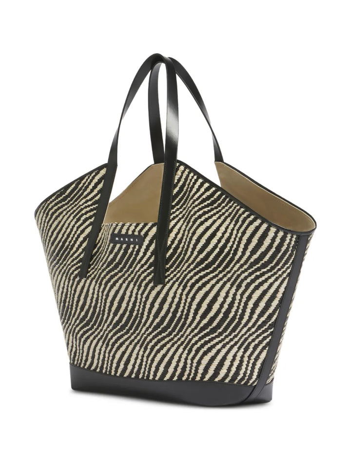 Marni Raffia Effect Shoulder Bag — Same as shown — Size One Size — Lifestyle View