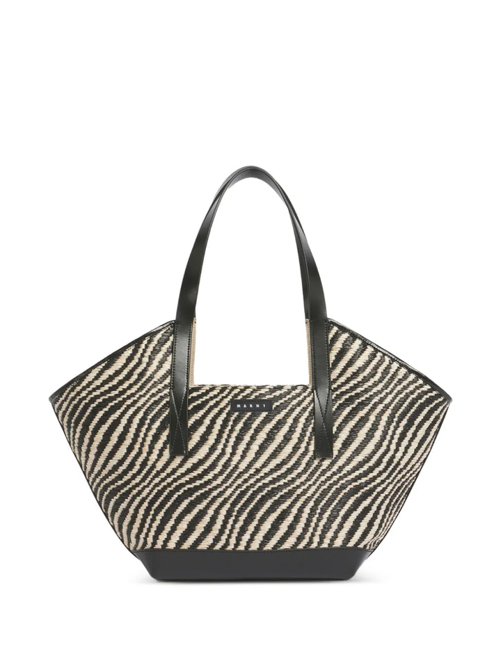 Marni Two Tone Waves Shoulder Bag — Same as shown — Size One Size — Front View