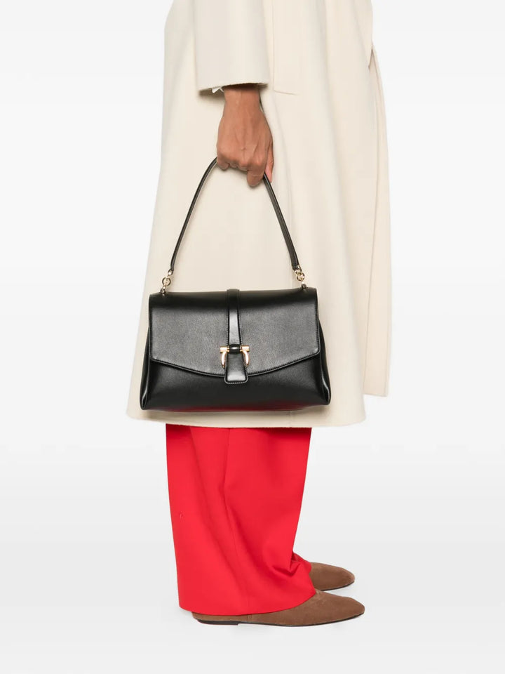 Ferragamo Buckle Tote Bag — Same as shown — Size One Size — Side View