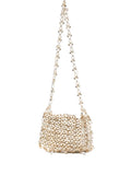 Rabanne Crystal Embellished Chain Shoulder Bag — Same as shown — Size One Size — Front View