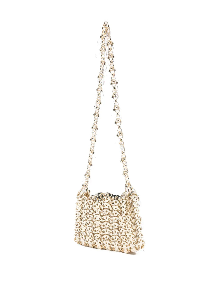 Rabanne Crystal Embellished Chain Shoulder Bag — Same as shown — Size One Size — Back View