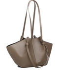 Yuzefi Large Mochi Pebble Grain Knot Leather Shoulder Bag — Same as shown — Size One Size — Back View