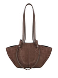 Yuzefi Large Mochi Suede Knot Shoulder Bag — Same as shown — Size One Size — Front View