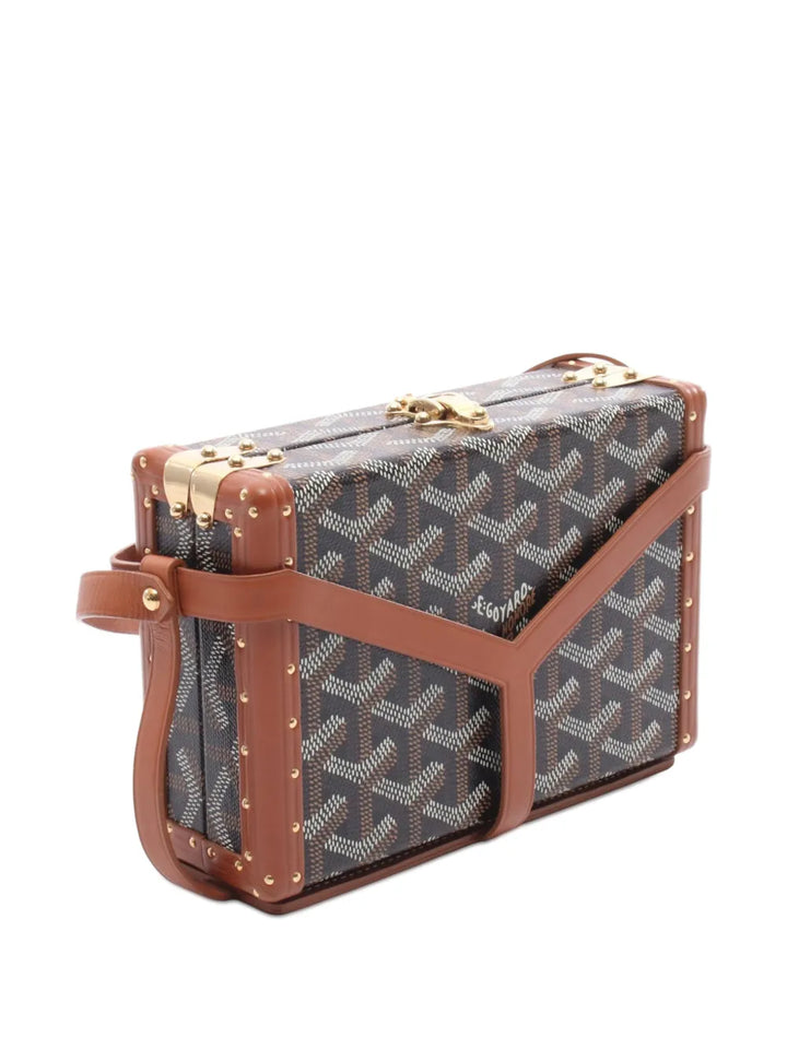 Goyard Pre Owned 2010 2025 Goyardine Minaudiere Shoulder Bag — Same as shown — Size One Size — Side View