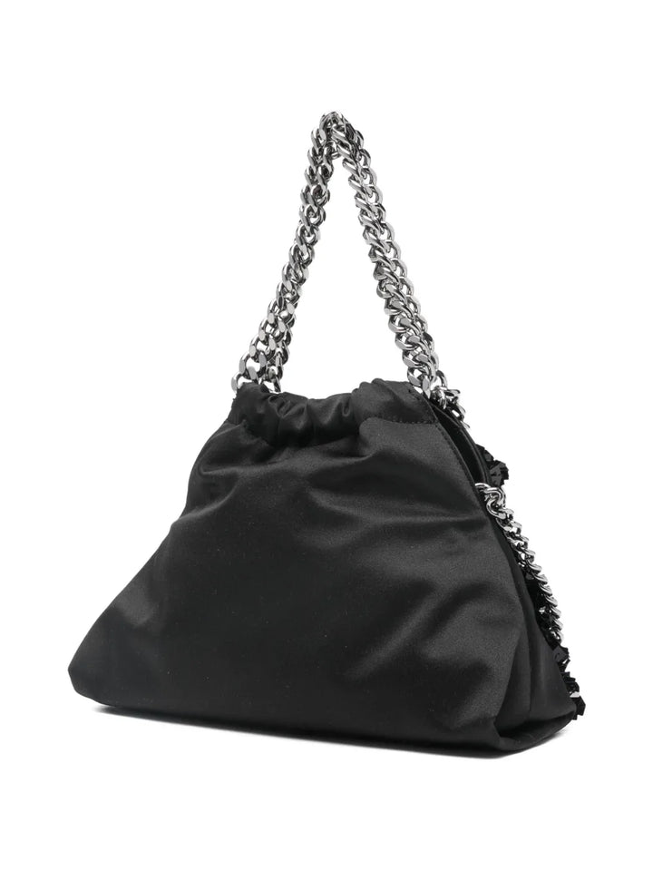 Stella Mccartney Mini Falabella Beaded Chain Strap Shoulder Bag — Same as shown — Size One Size — Back View