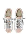 Philippe Model Paris Prsx Glitter Heel Trainers — White — Size US M 3.5 - US W 5 — Top View