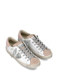 Philippe Model Paris Prsx Glitter Heel Trainers — White — Size US M 3.5 - US W 5 — Side View